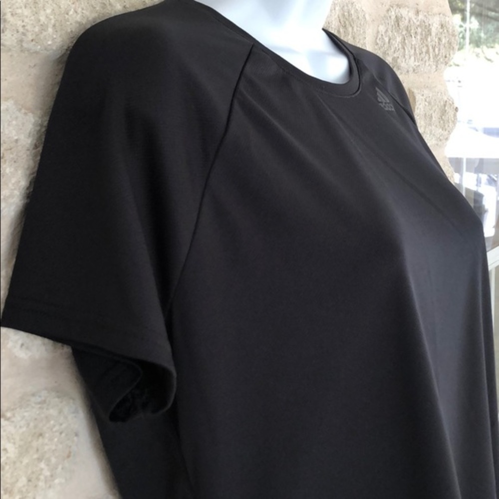 Adidas Climalite Workout Top Tee Basic Black L - image 3